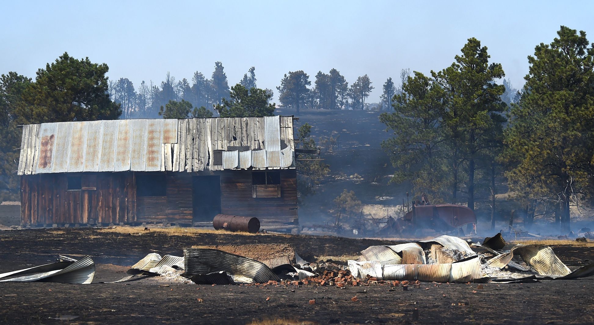 Bull Mountain fire homestead